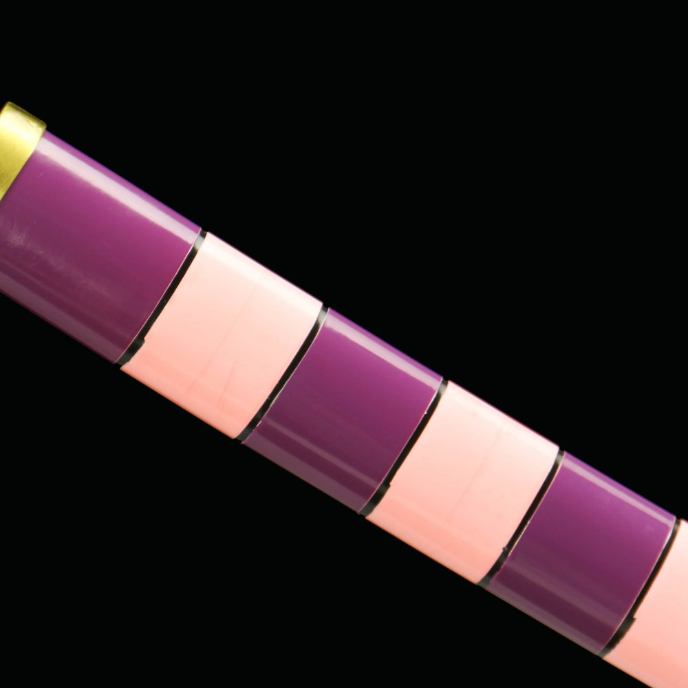 2nd Generation Kitetsu - Anime Style Collectible Sword, 1045 Steel Oil-Quenched, Green Bark Wood Sheath, 103cm, Limited Model 370,Battle-ready katana