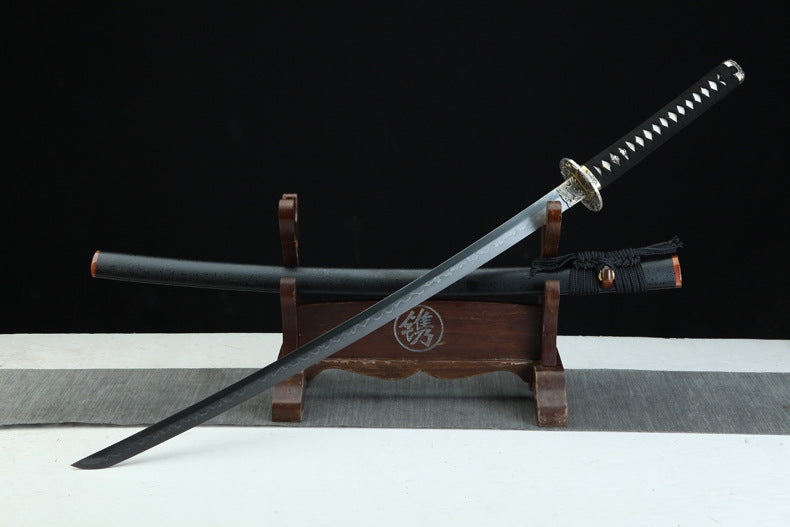 "Carp Leaping Dragon Gate" Japanese Sword, 1095 Steel Blade (100cm Overall), Non-Sharpened Collectible Sword for Display & Gift, Includes Brocade Box