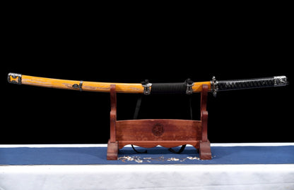 Immortal Blade - “Tear Prayer” Game Sword Replica, High Manganese Steel, Earthenwood Scabbard, 104cm Collector's Prop