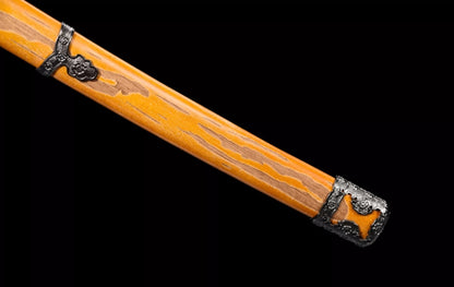 Immortal Blade - “Tear Prayer” Game Sword Replica, High Manganese Steel, Earthenwood Scabbard, 104cm Collector's Prop