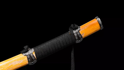 Immortal Blade - “Tear Prayer” Game Sword Replica, High Manganese Steel, Earthenwood Scabbard, 104cm Collector's Prop