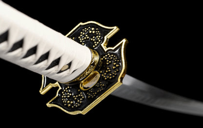 Devil May Cry Enma Anime Sword, 104cm Overall with 73cm High Manganese Steel Blade, Wood & Leather Sheath, Game Collectible