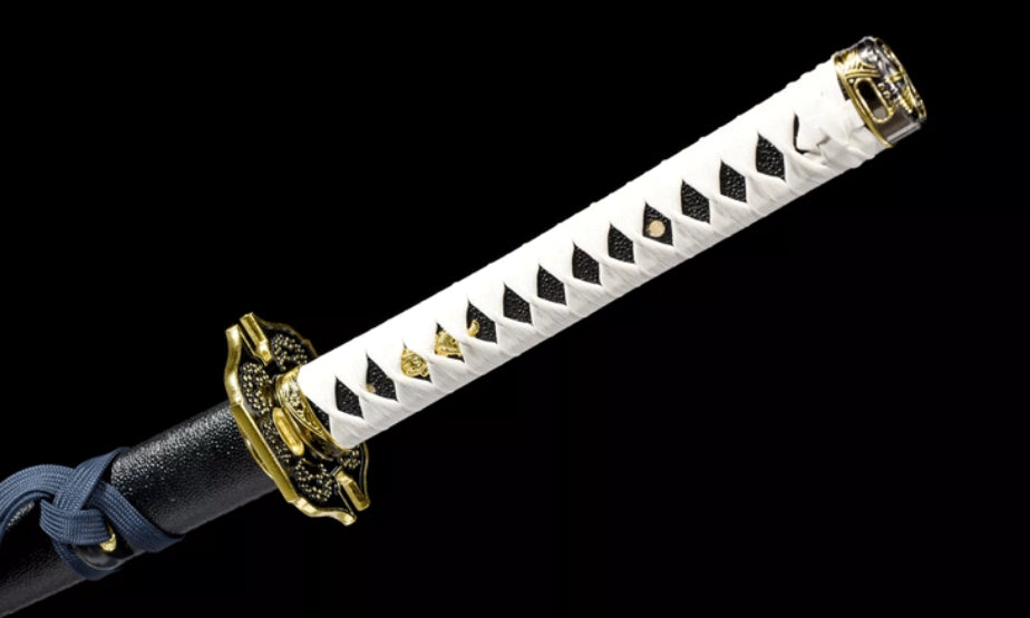 Devil May Cry Enma Anime Sword, 104cm Overall with 73cm High Manganese Steel Blade, Wood & Leather Sheath, Game Collectible