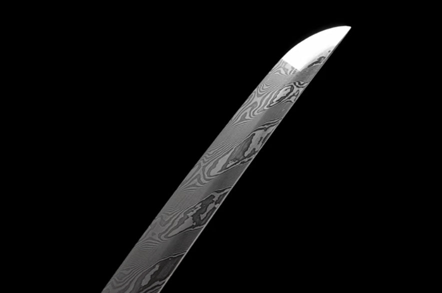 “Verdant” Anime Style Katana - Forged from 304 Stainless Steel, Lacquered Wood Sheath, 71cm Blade, Perfect for Cosplay & Display
