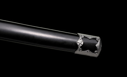 Wind Shadow Dual Swords - Japanese Long & Short Katana Set (100cm & 75cm), Movie Prop Style Twin Blades for Collection & Display,Hand-forged katana