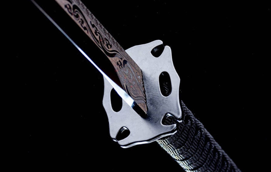 Prisoner Dragon - Movie & TV Style Chinese Prop Dao, High Manganese Steel Blade, Lightweight PC-ABS Synthetic Sheath, 101.5cm for Cosplay & Collection,Full tang sword, Tameshigiri practice