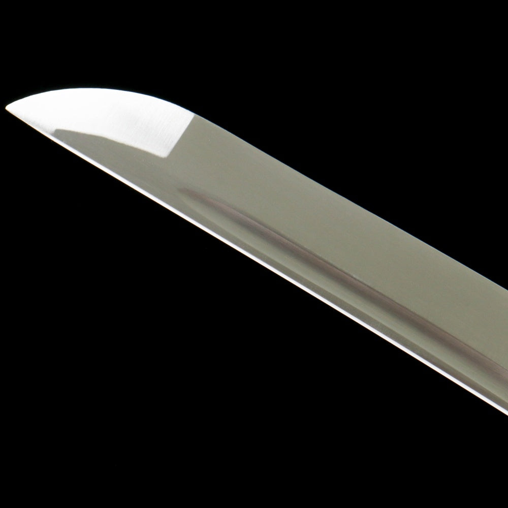 Yogarasu Katana 370 - Oil Quenched 1065 Steel with Raven Feather Hamon,Battle-ready katana