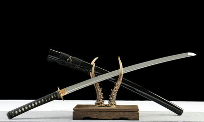 Yowatari Katana 430 - Oil Quenched 1065 Steel with Moonlight Hamon,Battle-ready katana