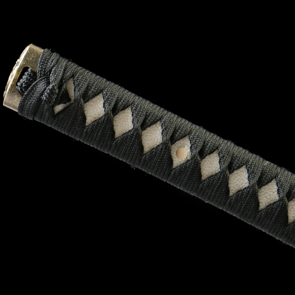 Yowatari Katana 430 - Oil Quenched 1065 Steel with Moonlight Hamon,Battle-ready katana