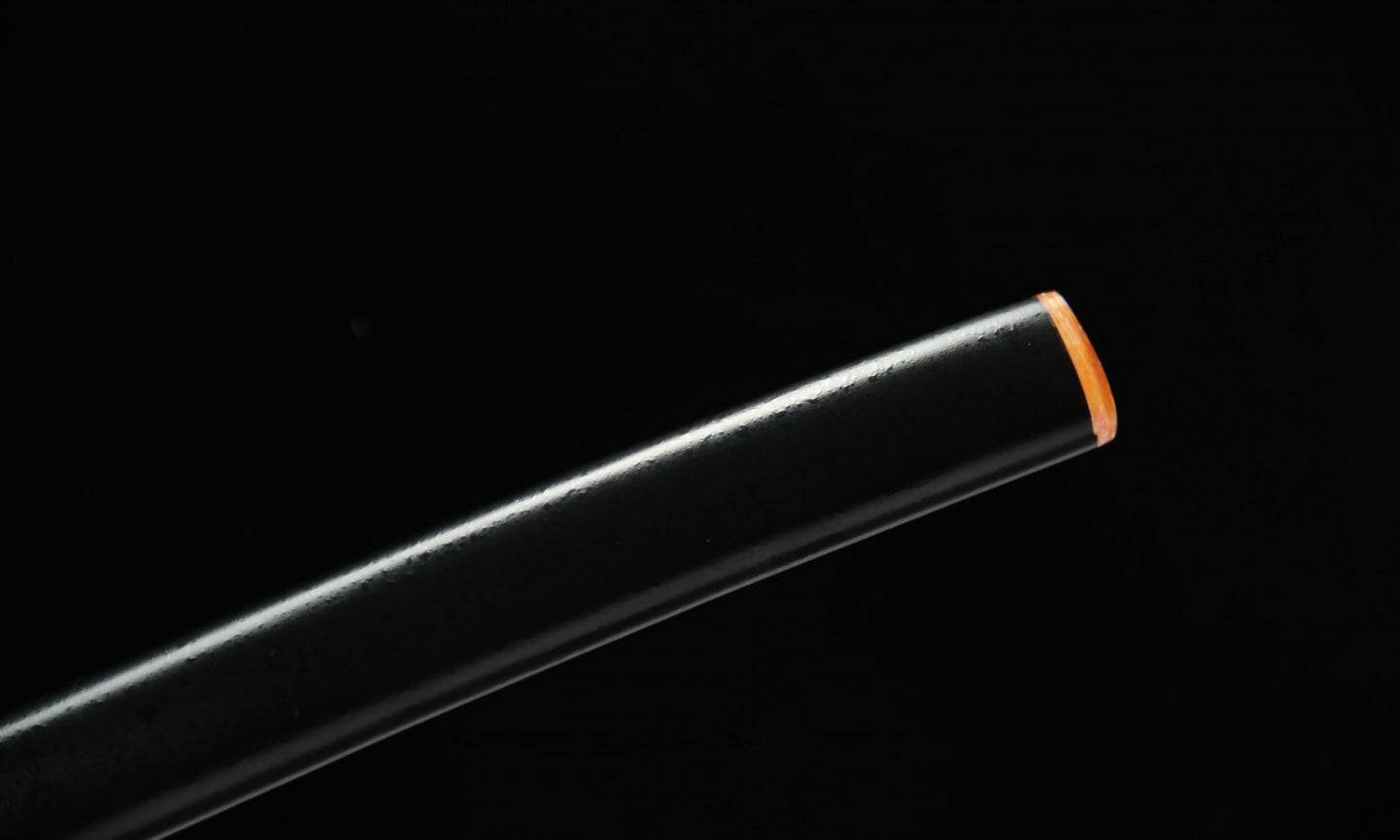 Hand-Forged "Luminous Star" Katana - 28.3" Laminated Steel Blade | Iron Mounts & Cedar Saya | No.2810Hand-forged katana