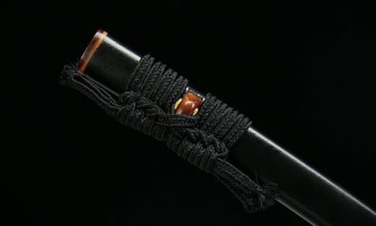 Hand-Forged "Luminous Star" Katana - 28.3" Laminated Steel Blade | Iron Mounts & Cedar Saya | No.2810Hand-forged katana