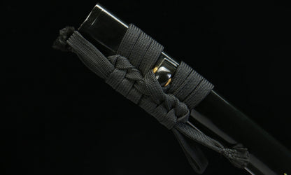 "Golden Scale" Hand-Forged Katana - 22" Clay-Tempered Blade | Gold/Silver Fittings & Mother-of-Pearl Saya | No.3850Hand-forged katana