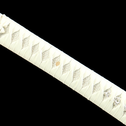 "Argent Edge" Katana - 28.3" 1065 Carbon Steel | Frost Textured Fittings | Minimalist Saya | Essential Samurai Sword,Functional samurai sword