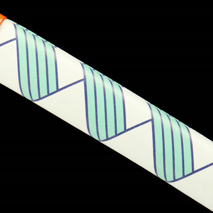 Demon Slayer: Kyojuro Rengoku's Nichirin Sword Replica - Anime Style with Green Lacquered Sheath, 58HRC Hardness, for Cosplay & Display,Battle-ready katana