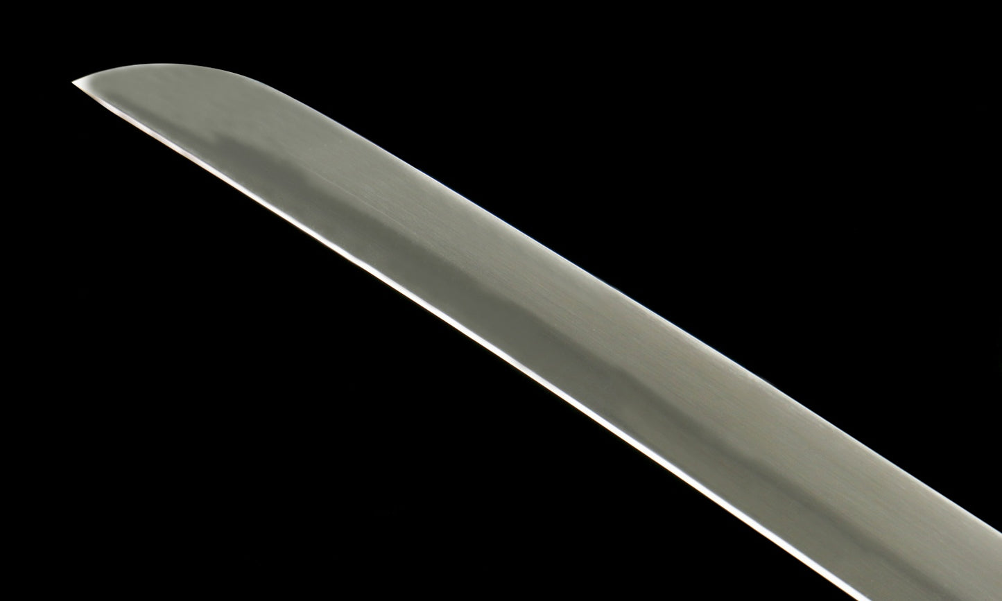 "Blood Eclipse" Katana - 28.3" 65Mn Battle Steel | Solar Tsuba Fittings | Inferno No.370,Functional samurai sword