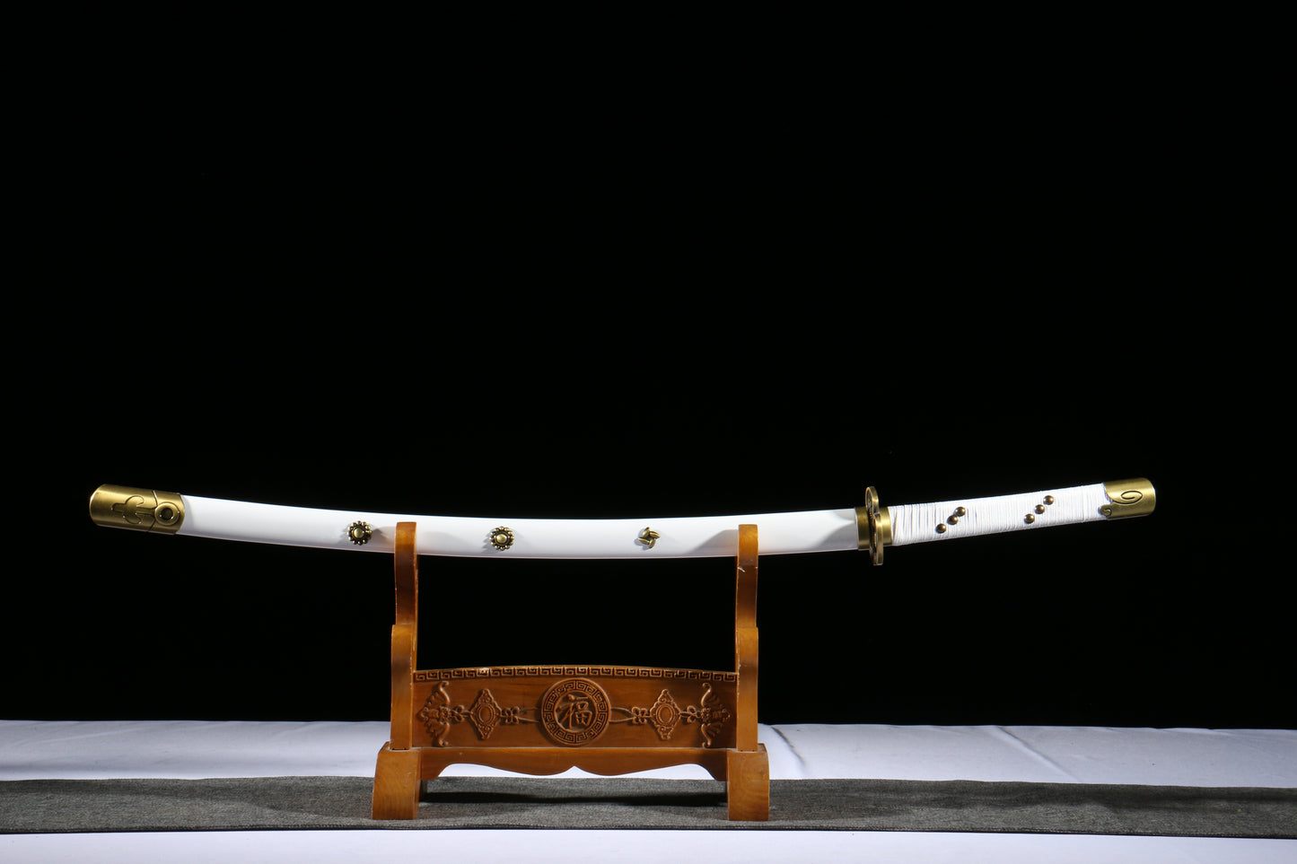 One Piece Tenmurasame Replica, 72cm 58HRC Blade, 1.2kg Lightweight, Six-Sided Polish with Special Finish, Anime Prop & Functional Display,Hand-forged katana