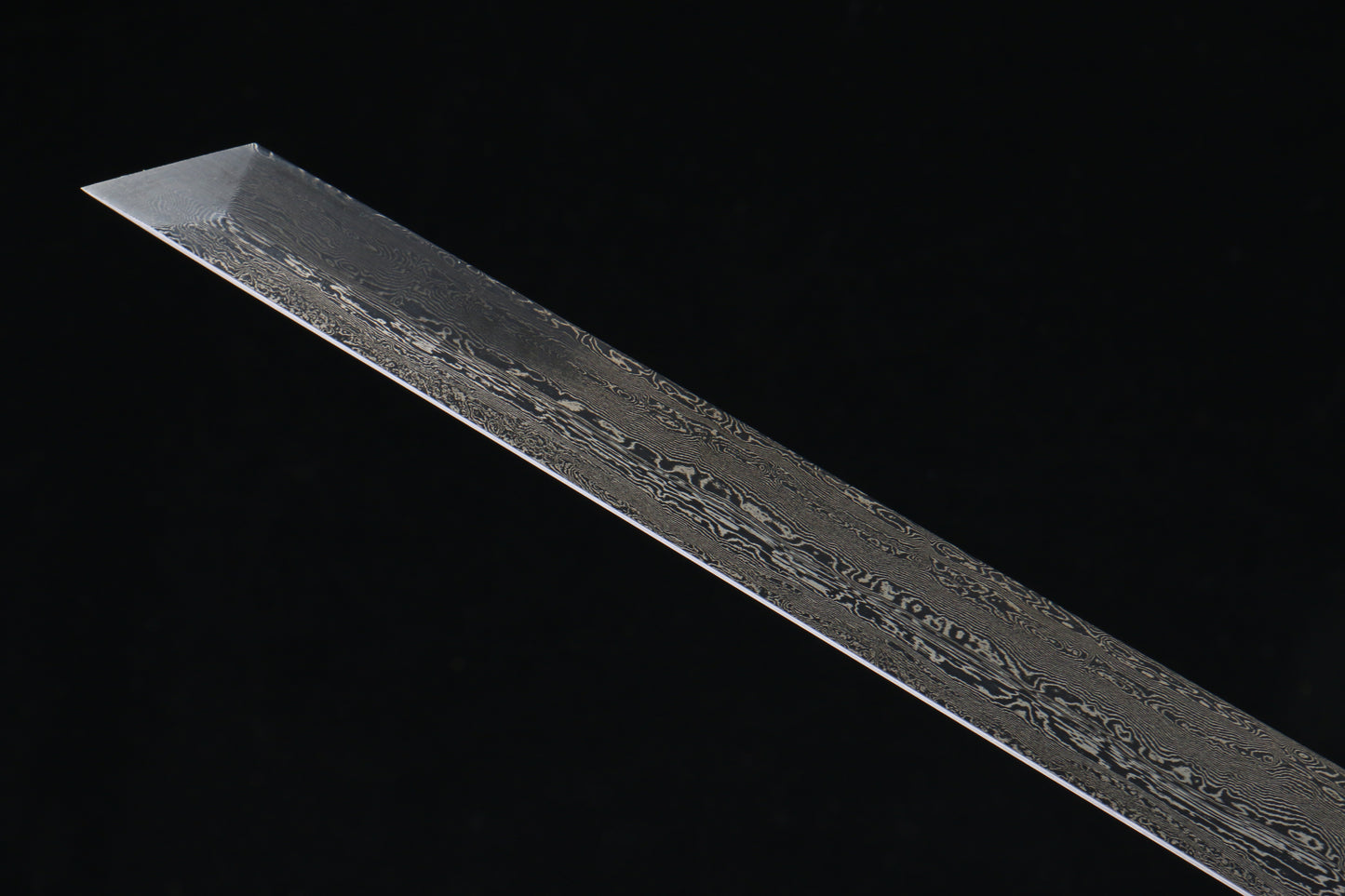 Bai Yue Kui Tang Dao from “Ling Long” - High-End Damascus Steel Prop, Meticulously Crafted, Model 570, Anime & Game Collectible,Hand-forged katana