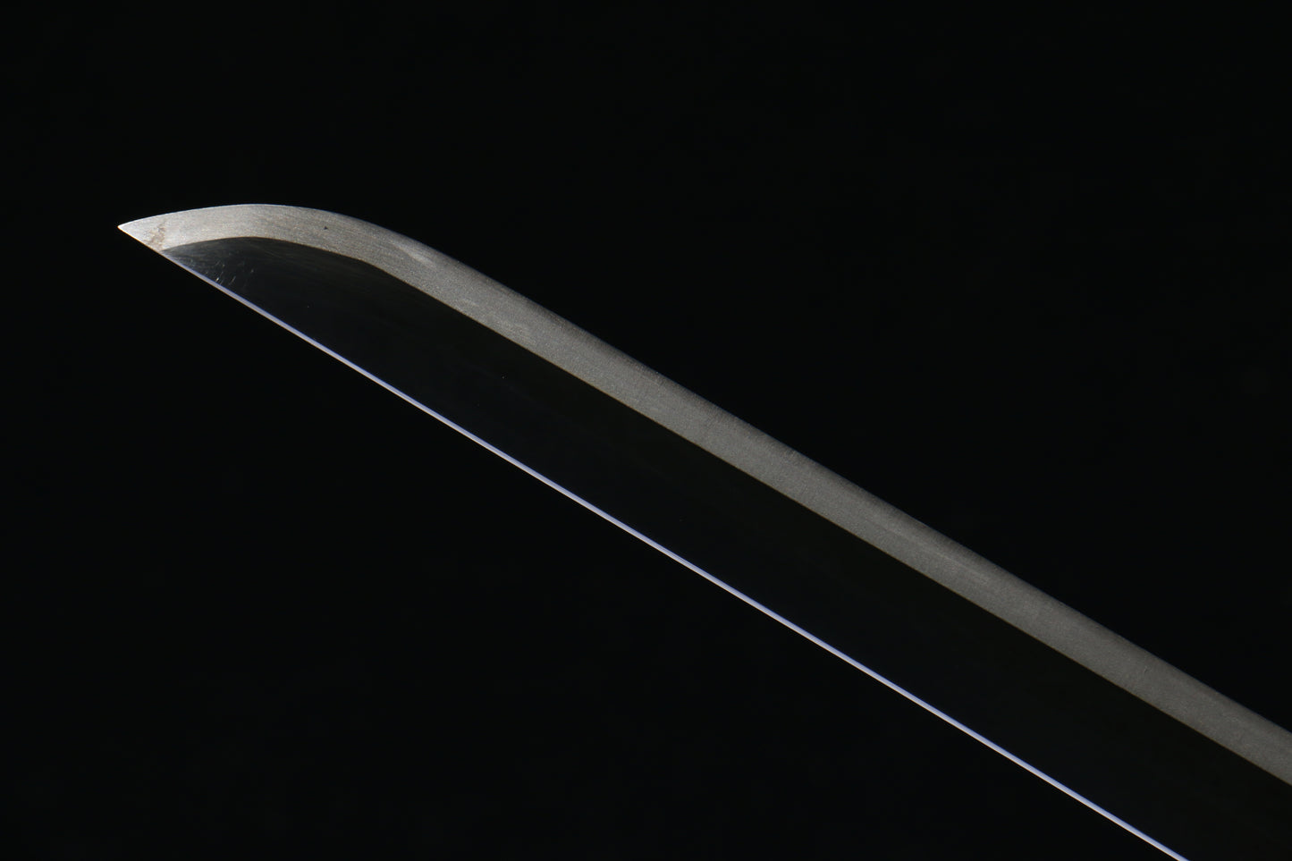 Naruto Style Shira Kusanagi Sword, 103cm 1045 Carbon Steel Blade with Black Oxide & Painted Wood Sheath, Officially Inspired Anime Replica,Hand-forged katana