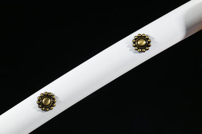 One Piece Tenmurasame Replica, 72cm 58HRC Blade, 1.2kg Lightweight, Six-Sided Polish with Special Finish, Anime Prop & Functional Display,Hand-forged katana