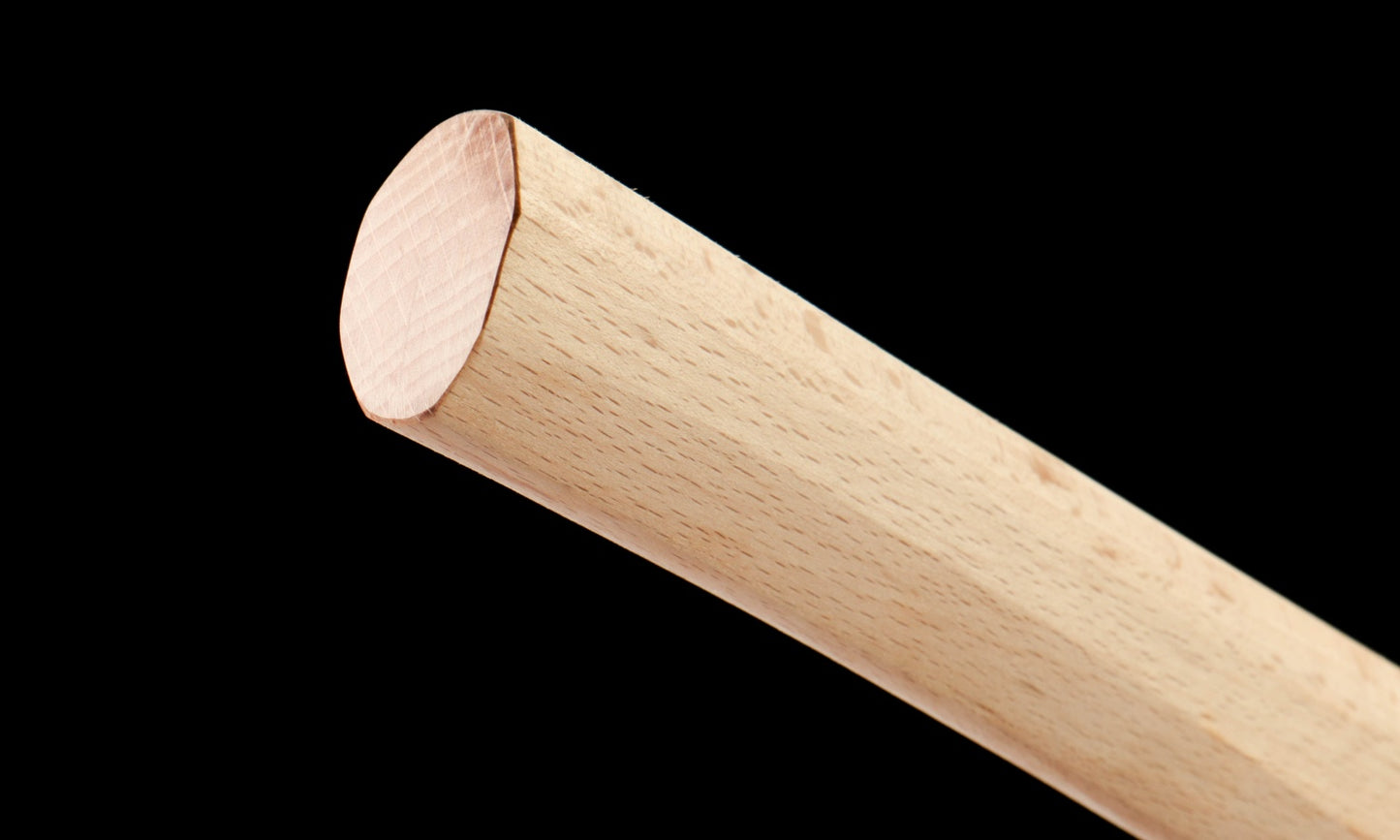 "Silent Engraving" T10 Clay-Tempered Katana - 28.7" Hand-Polished Blade | Full Beech Wood Saya | Horn Koiguchi & Sukashi Tsuba | No.2610Hand-forged katana