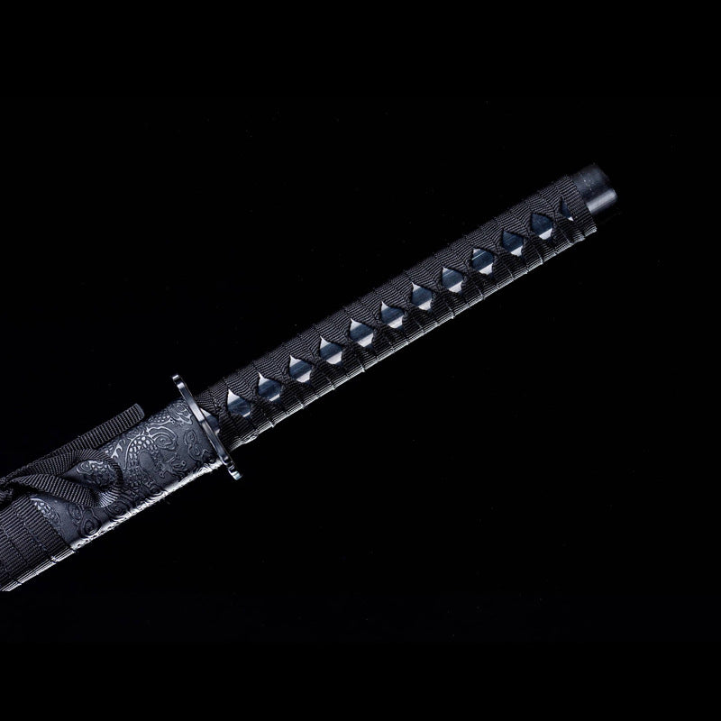 Prisoner Dragon - Movie & TV Style Chinese Prop Dao, High Manganese Steel Blade, Lightweight PC-ABS Synthetic Sheath, 101.5cm for Cosplay & Collection,Full tang sword, Tameshigiri practice