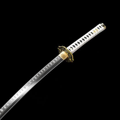 Devil May Cry Enma Anime Sword, 104cm Overall with 73cm High Manganese Steel Blade, Wood & Leather Sheath, Game Collectible