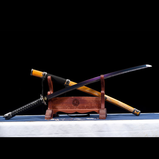 Immortal Blade - “Tear Prayer” Game Sword Replica, High Manganese Steel, Earthenwood Scabbard, 104cm Collector's Prop