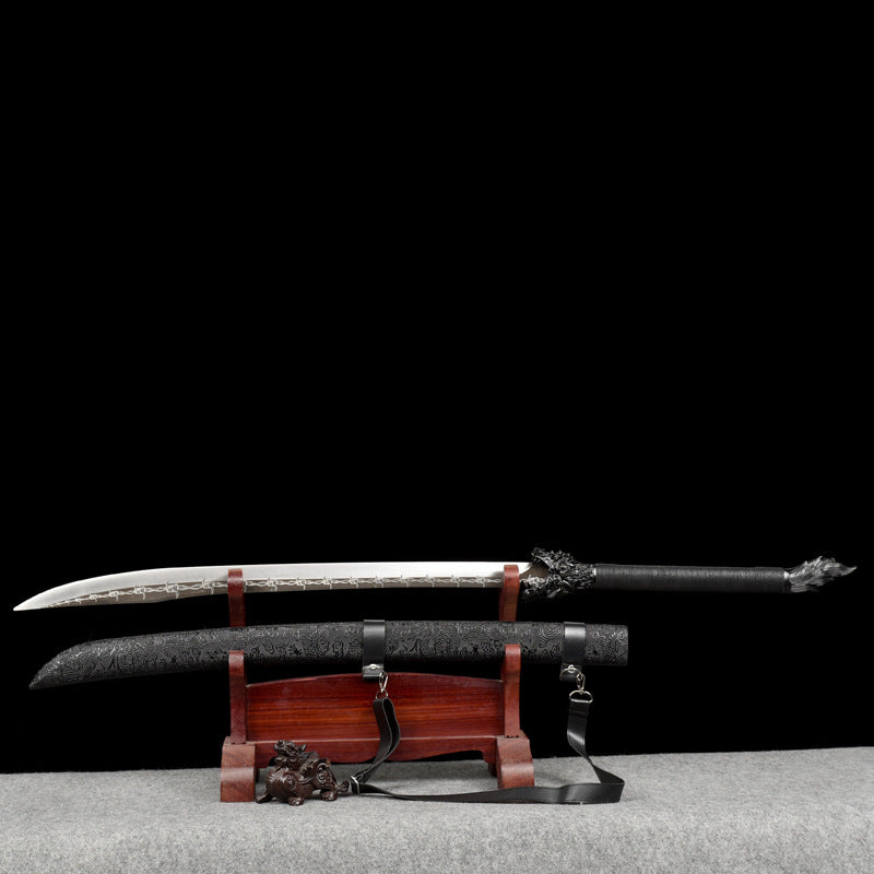 Chi Lang Xiuchun Dao, 117cm & 1.45kg, 7Cr17MOV Stainless Steel with Wide 4.2cm Blade, Chinese Broadsword for Collectors,Hand-forged katana