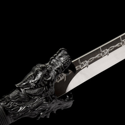 Chi Lang Xiuchun Dao, 117cm & 1.45kg, 7Cr17MOV Stainless Steel with Wide 4.2cm Blade, Chinese Broadsword for Collectors,Hand-forged katana