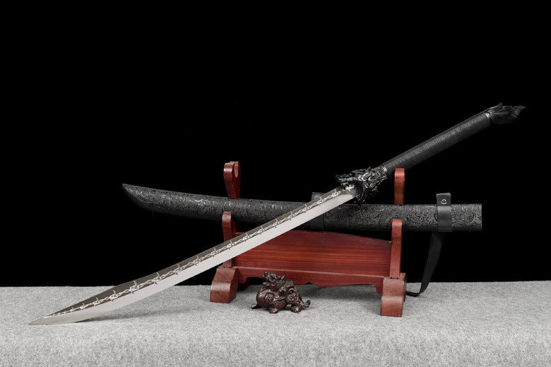 Chi Lang Xiuchun Dao, 117cm & 1.45kg, 7Cr17MOV Stainless Steel with Wide 4.2cm Blade, Chinese Broadsword for Collectors,Hand-forged katana