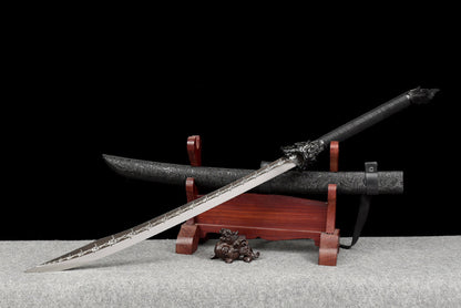 Chi Lang Xiuchun Dao, 117cm & 1.45kg, 7Cr17MOV Stainless Steel with Wide 4.2cm Blade, Chinese Broadsword for Collectors,Hand-forged katana