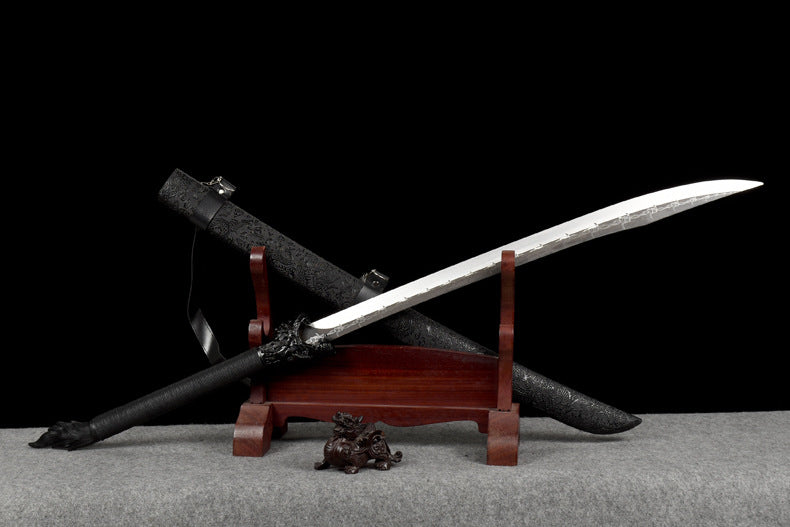 Chi Lang Xiuchun Dao, 117cm & 1.45kg, 7Cr17MOV Stainless Steel with Wide 4.2cm Blade, Chinese Broadsword for Collectors,Hand-forged katana