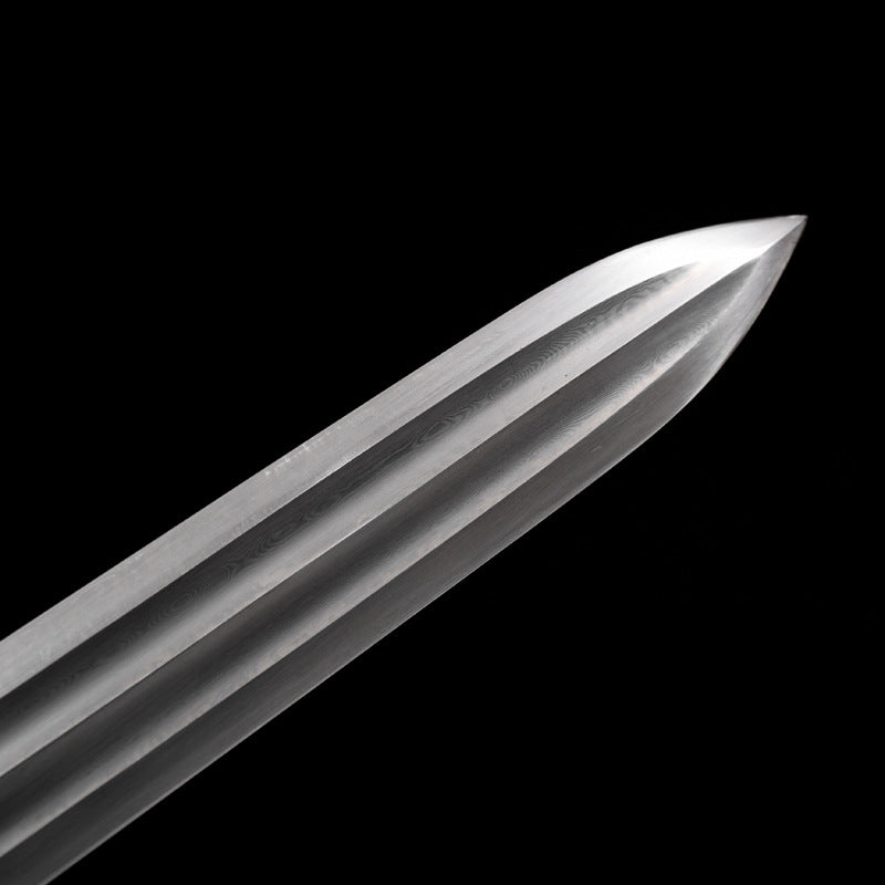 General's Command - Black Sandalwood Chinese Sword | Thousand-layer Steel Hand-Forged | Collector's Grade Art Piece