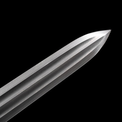 General's Command - Black Sandalwood Chinese Sword | Thousand-layer Steel Hand-Forged | Collector's Grade Art Piece