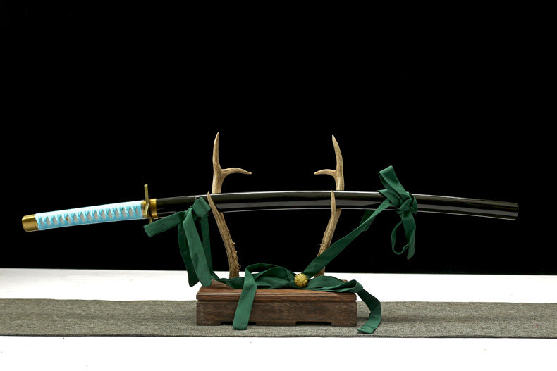 Anime Style “Sea Star” Katana, 105cm Overall with 1045 Steel Blade, Well-Balanced for Display & Cosplay