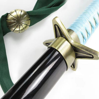 Anime Style “Sea Star” Katana, 105cm Overall with 1045 Steel Blade, Well-Balanced for Display & Cosplay