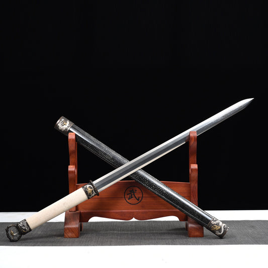 "Dragon Phoenix Tang Sword" Chinese Sword | Damascus Steel Blade | Traditional Craftsmanship