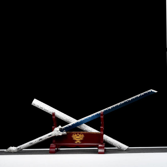 "Wolf Frost Blade (Tang Saber)" Chinese Sword | Hand-Forged Steel | Collector's Art Piece