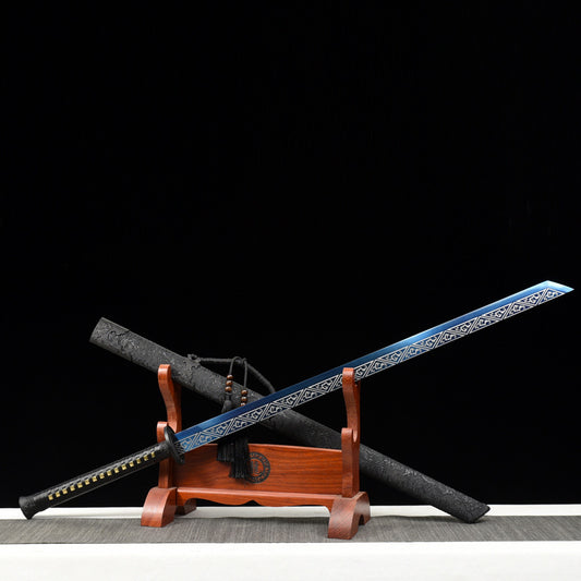 "Dragon Gleam Tang Hengdao" Chinese Saber | Hand-Forged Blade | Collectible Sword