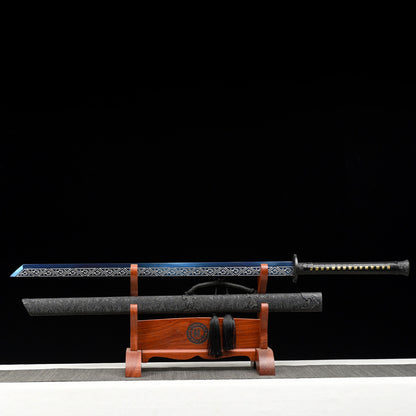 "Dragon Gleam Tang Hengdao" Chinese Saber | Hand-Forged Blade | Collectible Sword