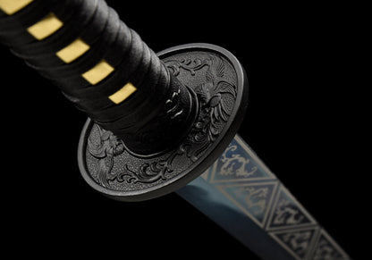 "Dragon Gleam Tang Hengdao" Chinese Saber | Hand-Forged Blade | Collectible Sword