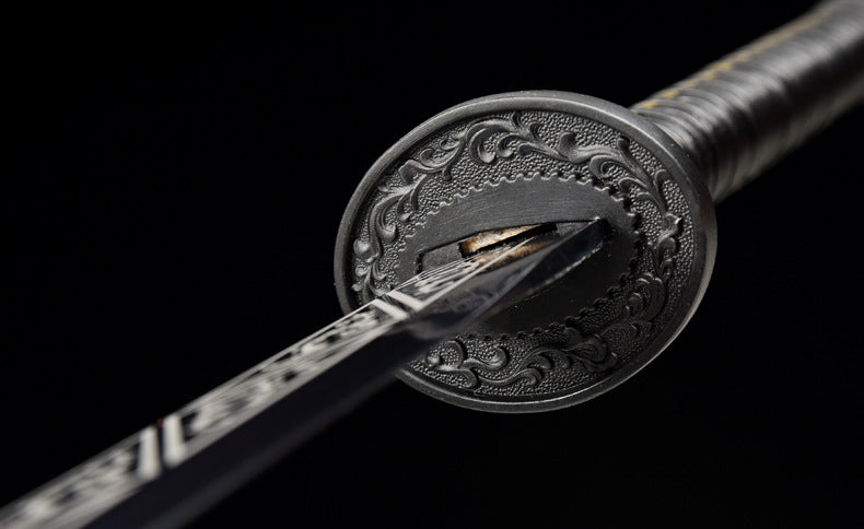 "Dragon Gleam Tang Hengdao" Chinese Saber | Hand-Forged Blade | Collectible Sword