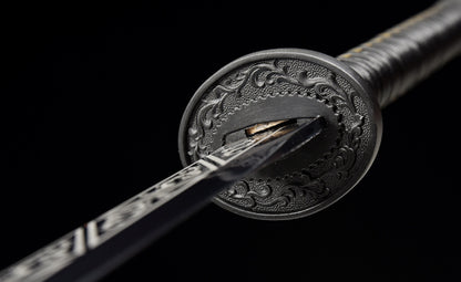 "Dragon Gleam Tang Hengdao" Chinese Saber | Hand-Forged Blade | Collectible Sword