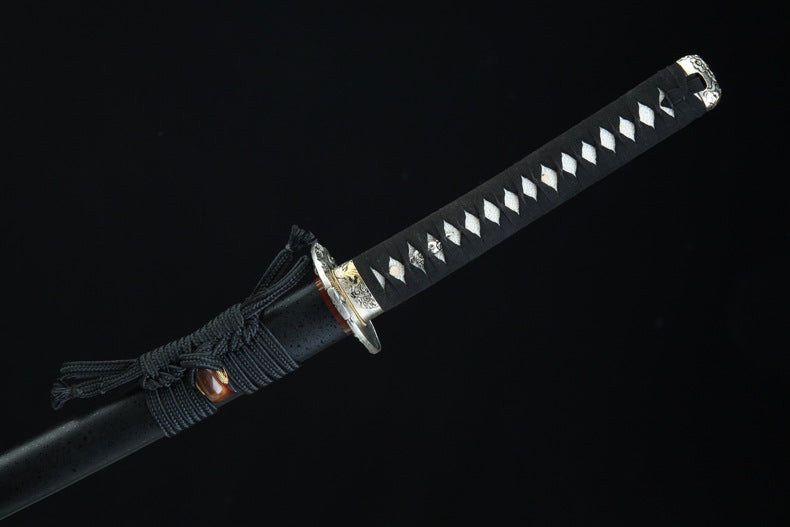 "Carp Leaping Dragon Gate" Japanese Sword, 1095 Steel Blade (100cm Overall), Non-Sharpened Collectible Sword for Display & Gift, Includes Brocade Box