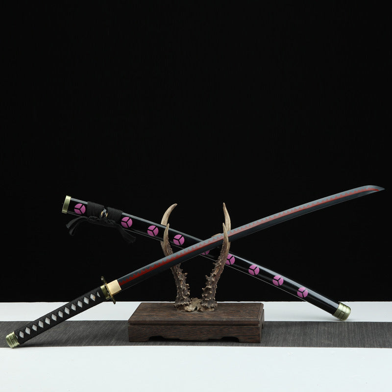 Anime Collectible "Qiu Shui" Katana - High-Fidelity Character Sword, Forged from 1045 Steel, 105cm Display Prop for Fans