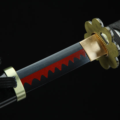 Anime Collectible "Qiu Shui" Katana - High-Fidelity Character Sword, Forged from 1045 Steel, 105cm Display Prop for Fans