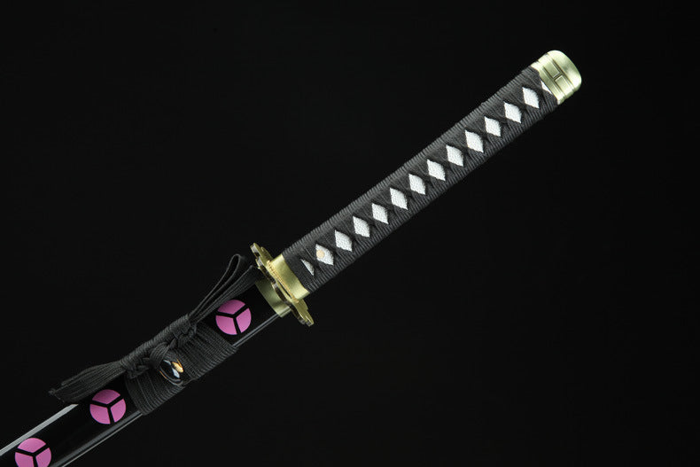 Anime Collectible "Qiu Shui" Katana - High-Fidelity Character Sword, Forged from 1045 Steel, 105cm Display Prop for Fans