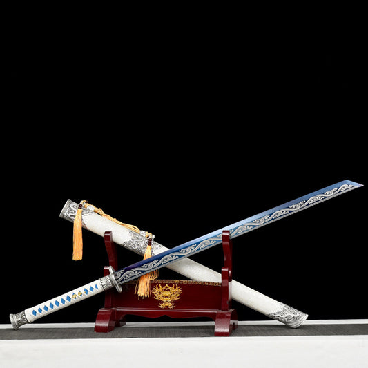 "Dune Dragon" Chinese Saber | Monobloc Forged Steel | Handcrafted Collector's Edition