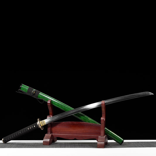 Twin Fish Playing in Water Japanese Katana | T10 Steel Hand-Forged & Clay Tempered | Collector's Grade Sword