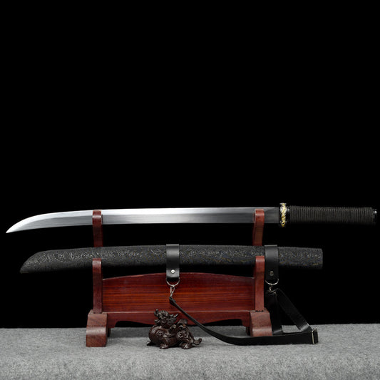 "Tan Long Waist Knife" Chinese Combat Blade | High Manganese Steel Construction | Practical Battle Ready Knife